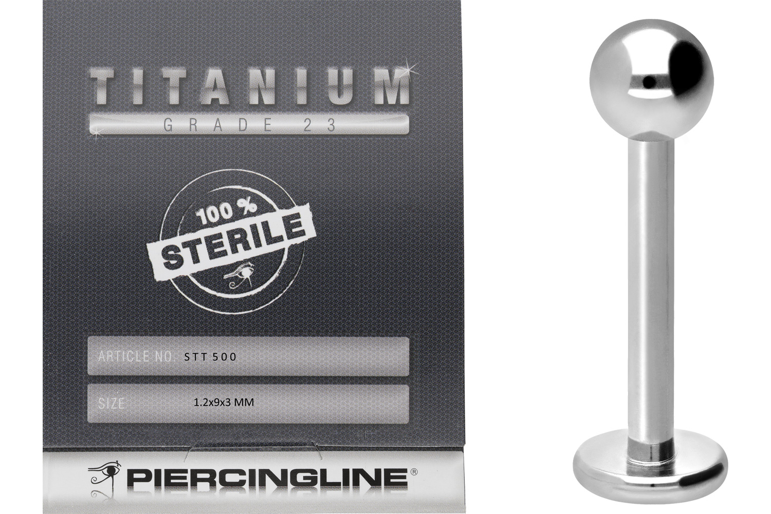 Sterilisiertes Titan Labret Piercing